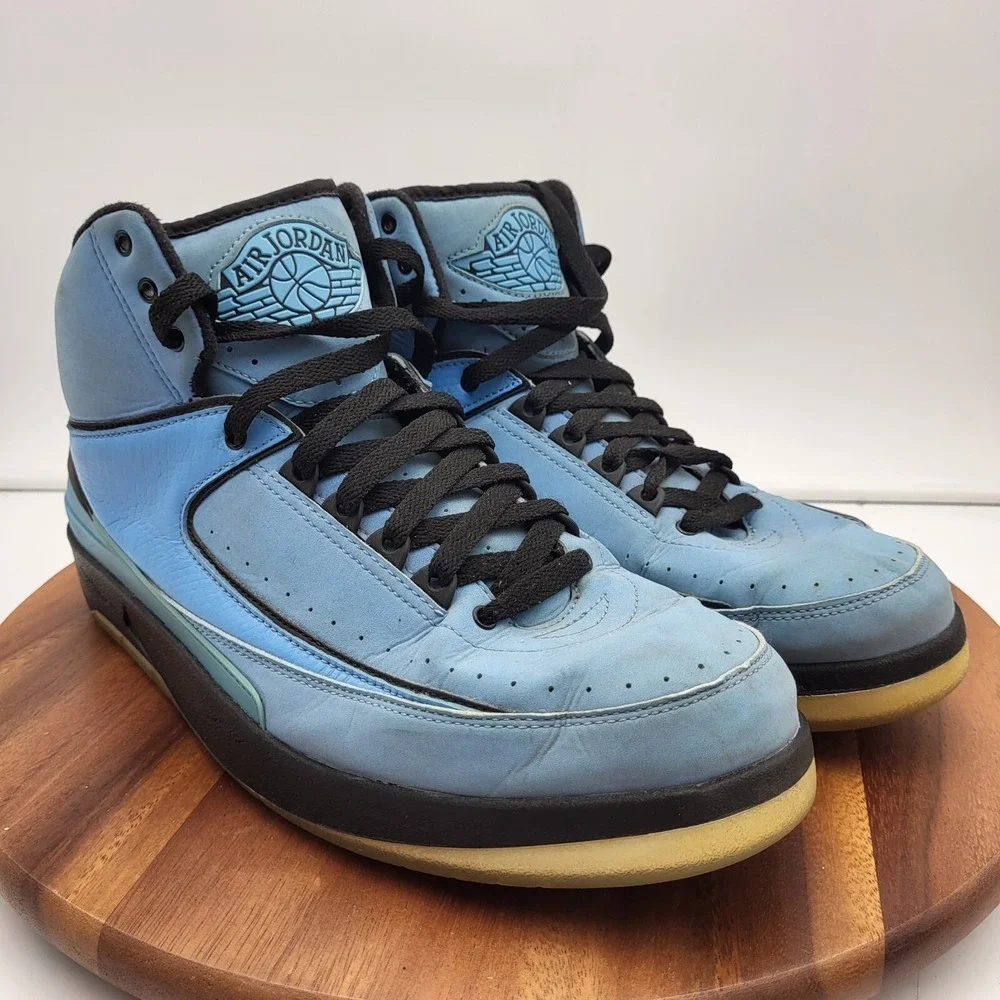 Nike Air Jordan 2 Retro‎ QF University Blue Sneakers Mens Size 11.5 95709-401